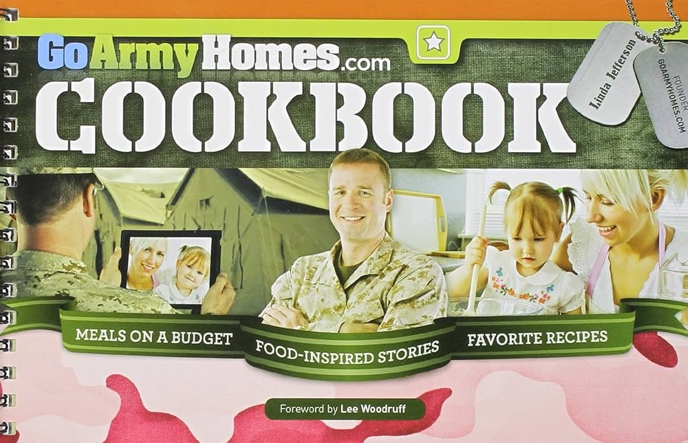 The Go Army Homes Cookbook is a special, easy-to-carry travel cookbook that showcases a collection of recipes inspired by the love and warmth that Army families have for their soldiers. This cookbook is more than just a collection of recipes